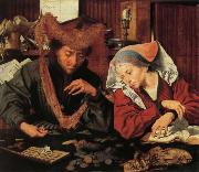 Marinus van Reymerswaele A Moneychangr and His Wife Sweden oil painting reproduction